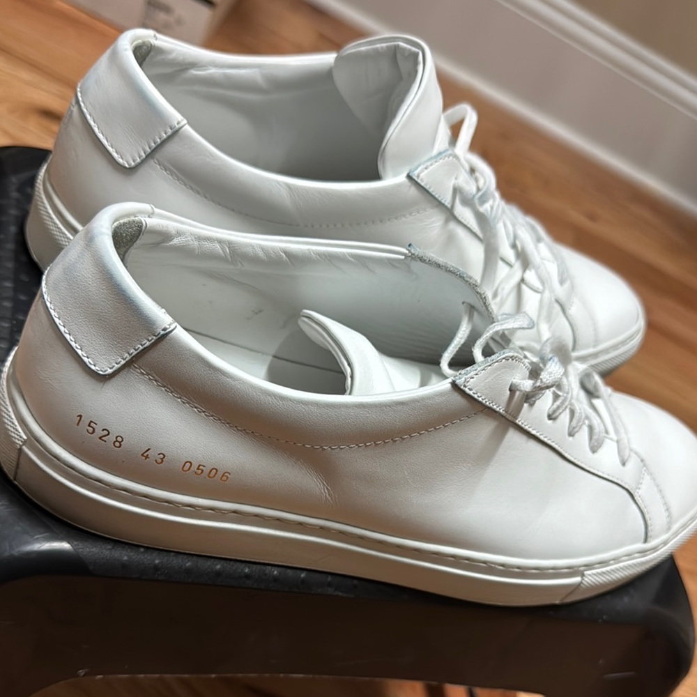 White Leather Common Projects Sneakers